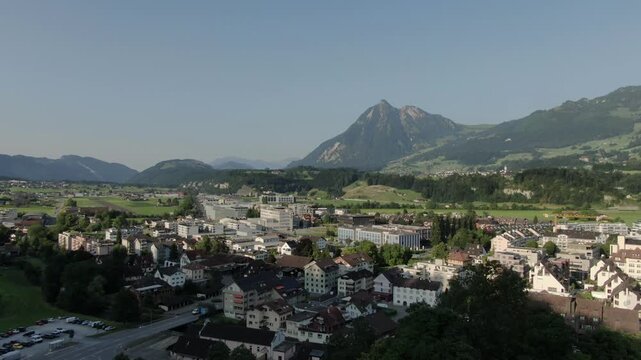 Swiss Alps Aerial Footage