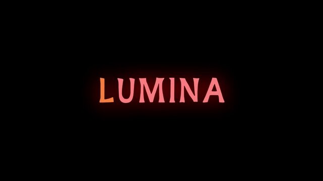 Vibrant glowing text with a luminous effect, showcasing dynamic typography and a radiant illuminated design against a dark backdrop