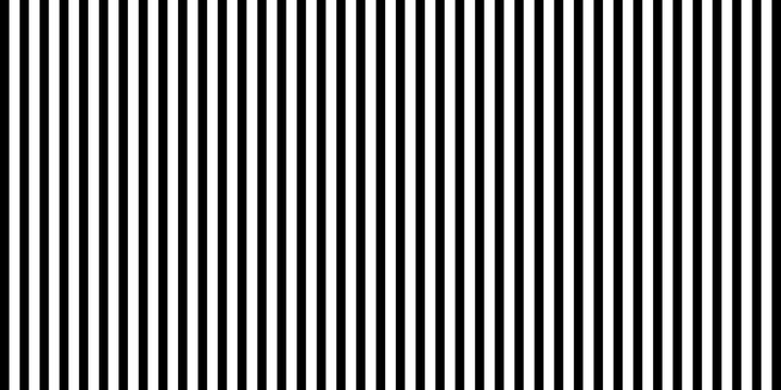 Abstract black and white vertical stripes pattern with minimalist geometric design