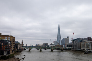 Fototapeta premium London, England, UK sightseeing, excursions, travel pictures.. Metro, subway line, Tower bridge, Boroght market, St Paul Cathedral