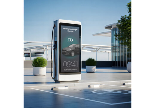 Electric Car Charger Mockup 1