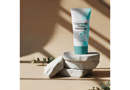 Cosmetic Tube Mockup