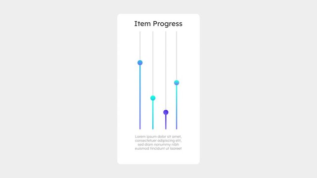 Infographic Style Data Animation for Marketing Presentation 4K