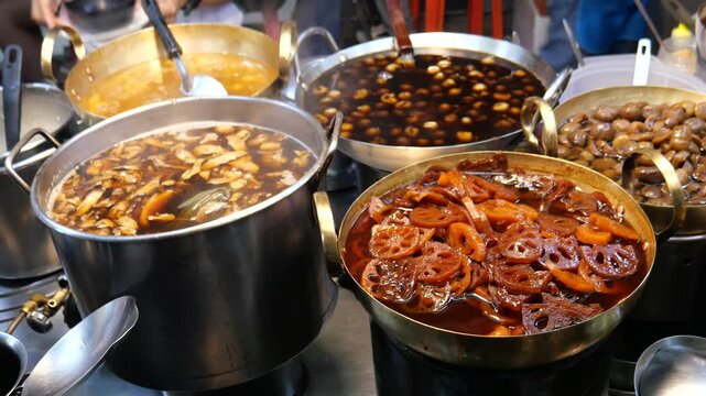 Chinese dessert containing with different healthy ingredients