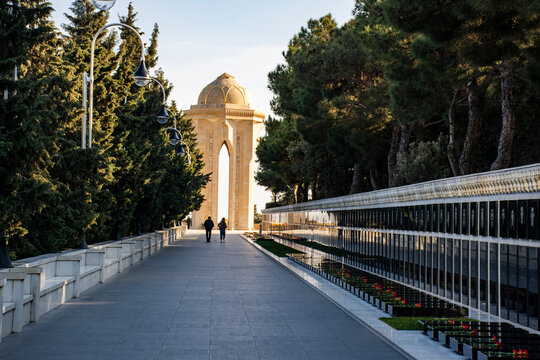 Eternal Flame Monument, Baku, Azerbaijan 