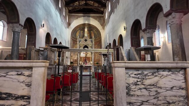 High Altar And Gothic Ciborium In Santa Maria In Cosmedin Rome