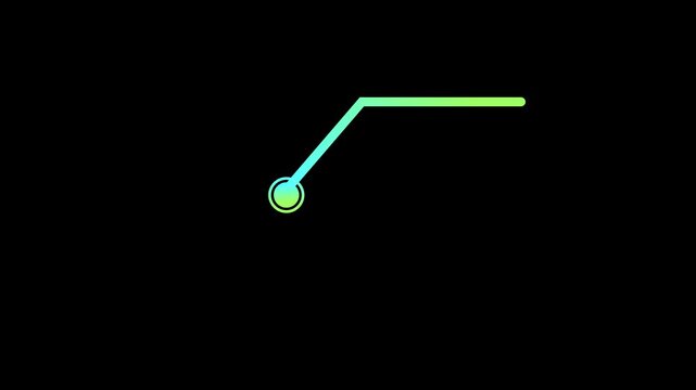 Simple futuristic HUD elements rectangle frame lines callout animation for text highlighting.4 k animation