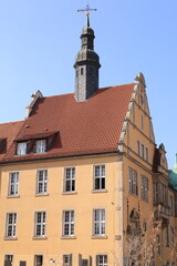 Fototapeta premium Blick in das Zentrum der Stadt Gütersloh in Nordrhein-Westfalen