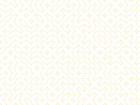 Organic Arc Tiling Geometric Vector Pattern