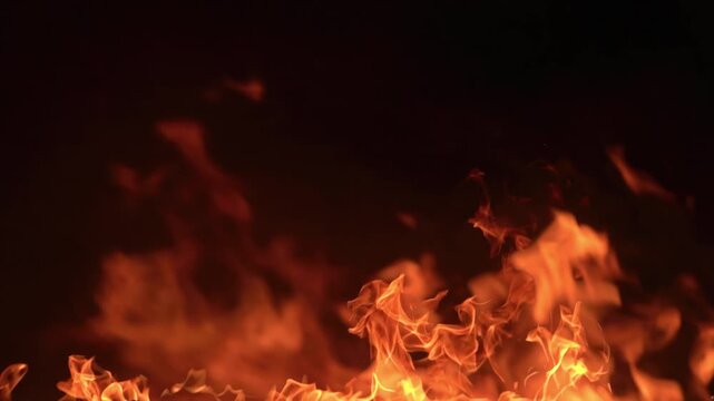 Mesmerizing Fire in Slow Motion 240fps