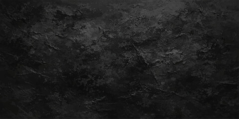 Fototapeta premium Black and white grunge textured wall background