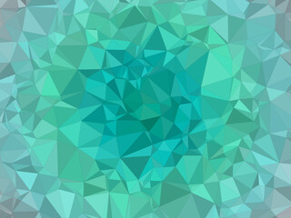 Obraz premium Colorful Low Poly Mosaic Pattern Digital Art Design