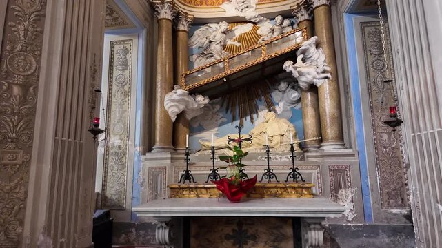 Tomb Of Saint Alexius In Basilica Dei Santi Bonifacio E Alessio Rome