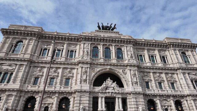 Architecture Of Palazzo Di Giustizia Court Rome Italy