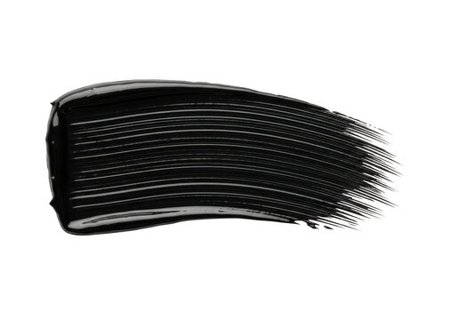 A smear of black mascara