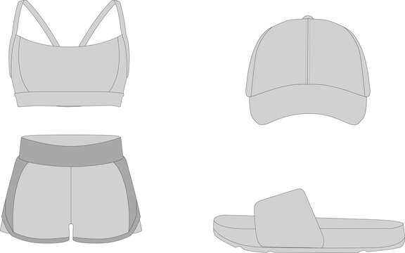 vectores ropa deportiva