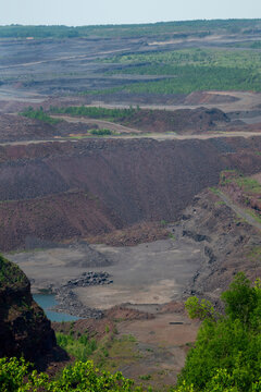 The Hull&ndash;Rust&ndash;Mahoning Open Pit Iron Mine in Hibbing, Minnesota