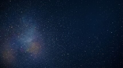 Obraz premium Breathtaking view of a starry night sky with the Milky Way visible in the vast dark universe