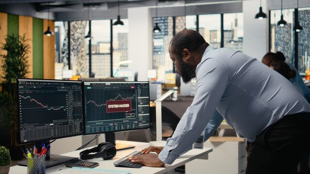 Trader frightened by security alert on PC after hacker uses exploit to penetrate systems. Brokerage company worker responds to cyberattack, protecting client account from unauthorized access