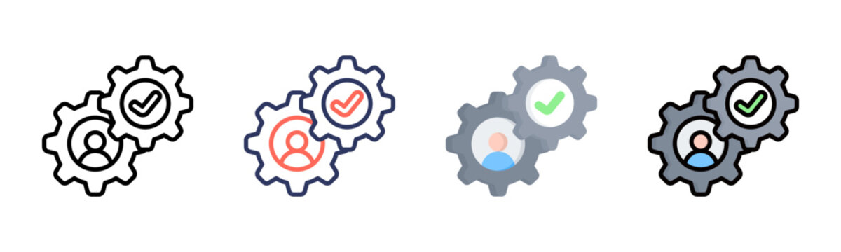 Skill icon sheet multiple style collection