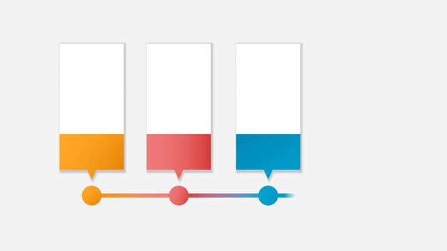 Modern Infographic Step Timeline Template for Business Presentation
