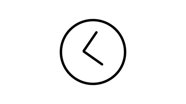 Left Arrow Circle Motion Icon. Animated left pointing arrow inside a circle used for back navigation, previous page, or history.