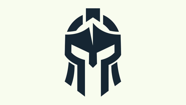 Spartan helmet vector illustration