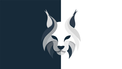 Abstract lynx portrait in modern style © Iyan