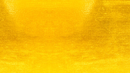 Fototapeta premium Shiny yellow leaf gold foil texture