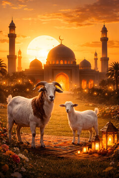 silhouette of a mosque at sunset