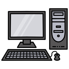 Fototapeta premium computer illustrations 