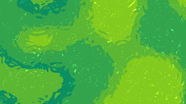Vibrant Lime Green and Yellow Water Surface Ripple Background