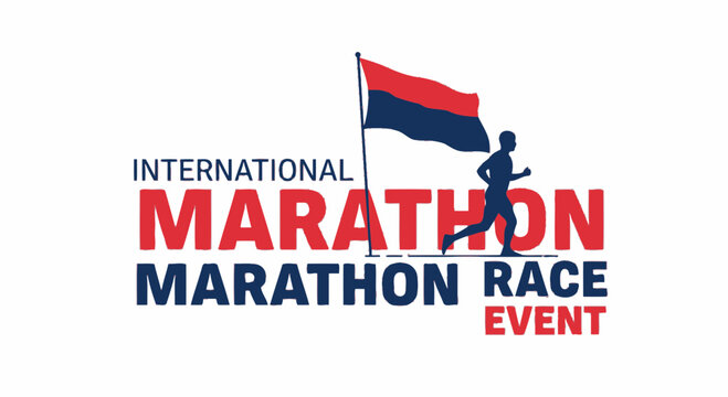 International Marathon Event: A Dynamic Visual Depiction of Running Competition and Athlete