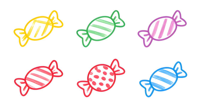 candy, candies, sweet, sugar, candy illustration, candy vector, candy clipart, dessert, confectionery, sweet snack, candy icon, candy icons, lollipop, hard candy, wrapped candy, colorful sweets, candy