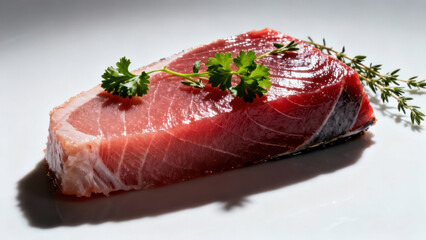 Fresh Tuna Steak with Herbs