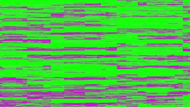 Glitch Static Noise and Analog Television Interference Animation with Retro CRT Scan Lines and Video Distortion Effects 4k video animation seamless loop
