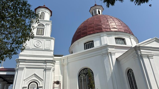 GPIB Immanuel semarang ( gereja blenduk ) in the city of Semarang. Semarang, central java, Indonesia