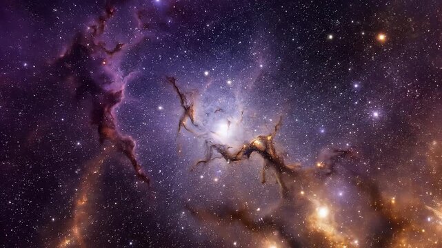 Carina Nebula Star Formation Region Space.