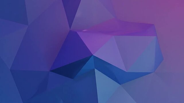 Abstract geometric low poly background with gradient colors