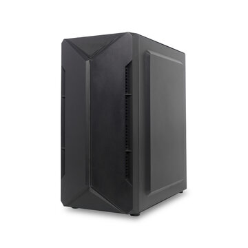PC Tower Case for Gaming or Workstation Setup on Transparent Background png