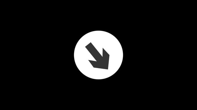 A simple image featuring a bright white circle on a black background