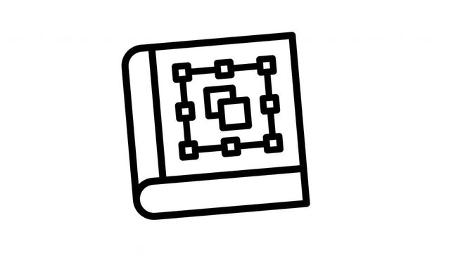 editorial design animated icon