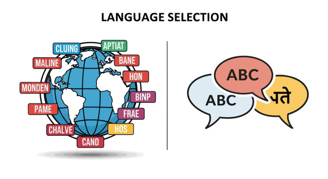 Global Language Selection and Communication Concept