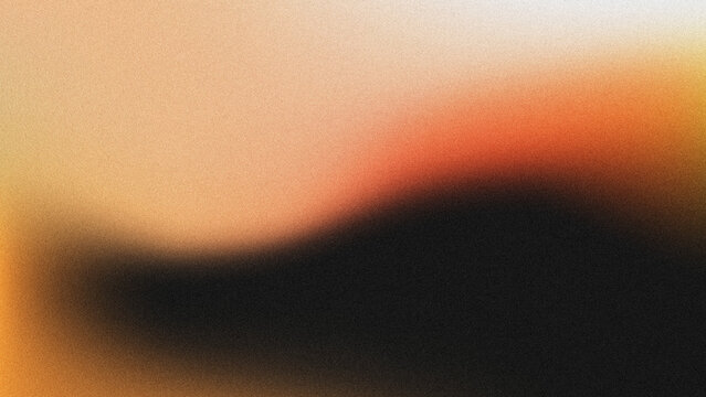 A minimalist abstract background featuring a soft gradient of warm earthy tones (beige, orange, black) with a grainy, noisy texture.