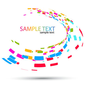 Abstract Geometric Mosaic Vector Background