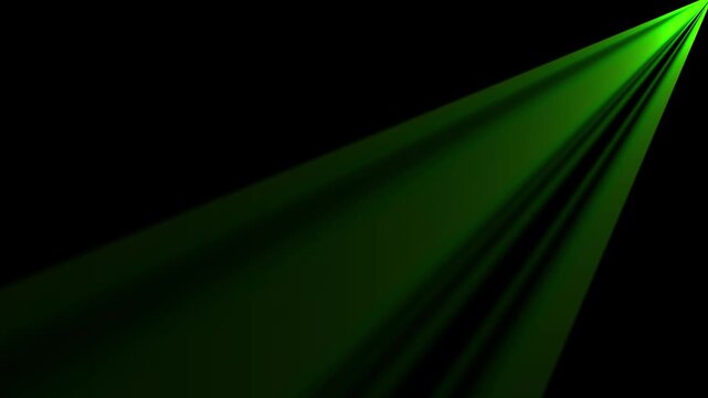 Light rays effect motion animate video footage on black background. 4k