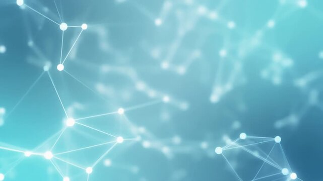 Soft Glow Field micro pulse nodes light blue white Motion.