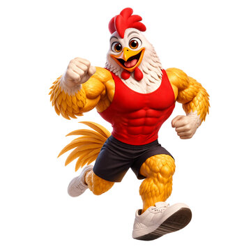 Frango Juli&atilde;o Pose de corrida