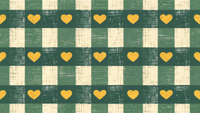 Seamless pattern buffalo plaid checkered design background 
