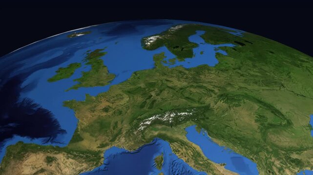 Animated Flight Path Map from London United Kingdom to Miami Florida